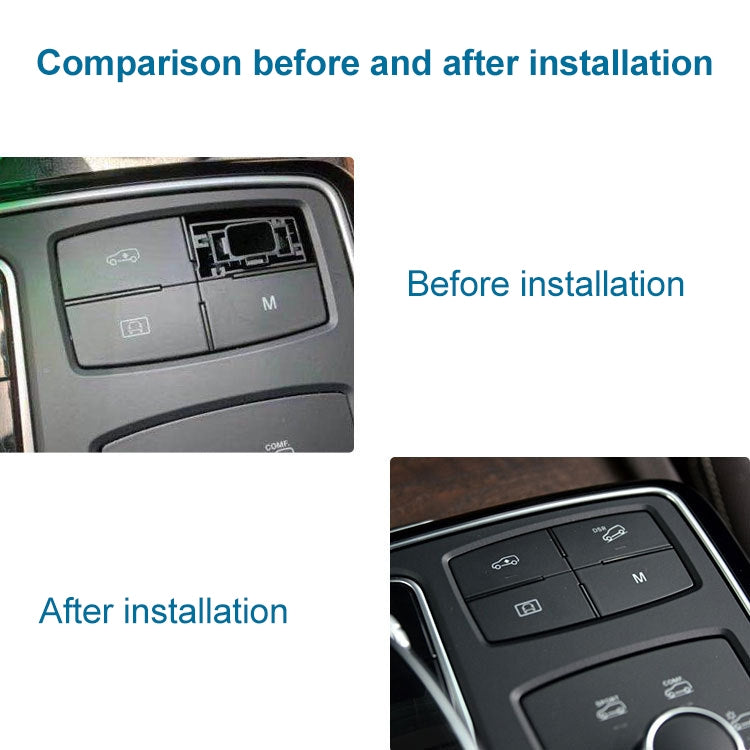 Car Model B4 Downhill Auxiliary Switch Shift Button for Mercedes-Benz GL GLE Class W166, Left Driving