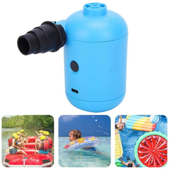 HT-426 USB Electric Air Pump for Rubber Boat Inflatable Bed (White)