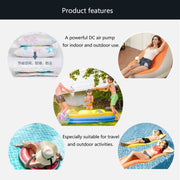 HT-426 USB Electric Air Pump for Rubber Boat Inflatable Bed (White)