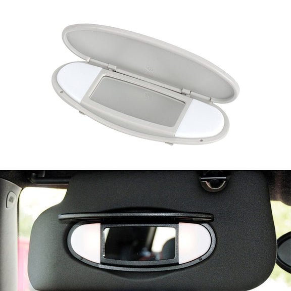 Car Sunshade Makeup Mirror Sun Visor for BMW mini R50R56, Left Driving (Grey)