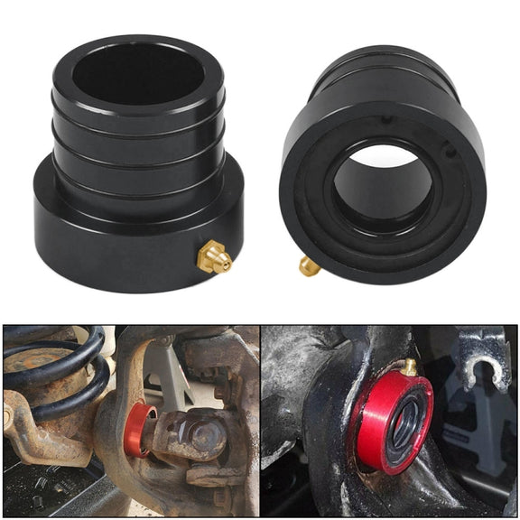 For Jeep Wrangler JK TJ Dana 30/44 Car Modification Front inner Outer Shaft Tube Seal Kit (Black)
