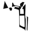 For Chevrolet Corvette C7 2014-2019 5 in 1 Car Water Cup Frame Panel Decorative Sticker, Left Drive - free shipping - PMC TechLife - Order now!