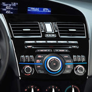 For Mazda 3 Axela 2010-2013 4 in 1 Car Central Control Radio Set A Decorative Sticker, Left Drive