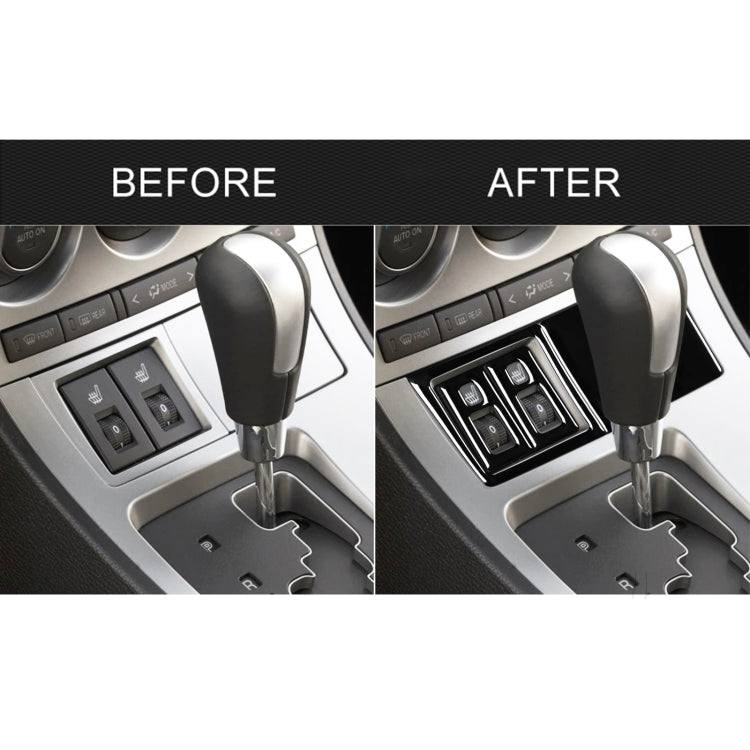 For Mazda 3 Axela 2010-2013 Car Seat Heating Button Set Decorative Sticker, Left and Right Drive Universal