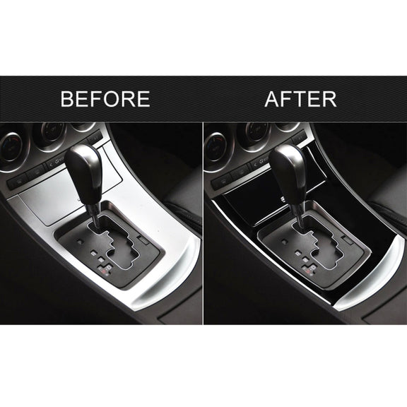 For Mazda 3 Axela 2010-2013 2 in 1 Car Gear Frame Set A Decorative Sticker, Left Drive