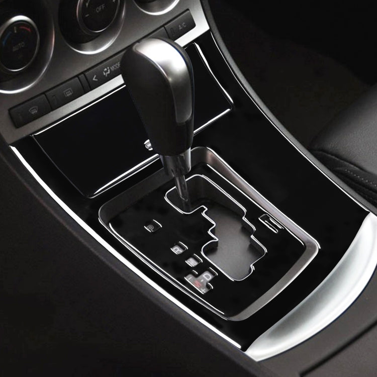 For Mazda 3 Axela 2010-2013 4 in 1 Car Gear Panel Set A Decorative Sticker, Left Drive