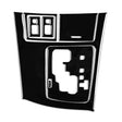 For Mazda 3 Axela 2010-2013 7 in 1 Car Gear Panel Set B Decorative Sticker, Right Drive - Car Interior Mouldings by PMC TechLife | Online Shopping South Africa | PMC TechLife | Buy Now Pay Later Mobicred
