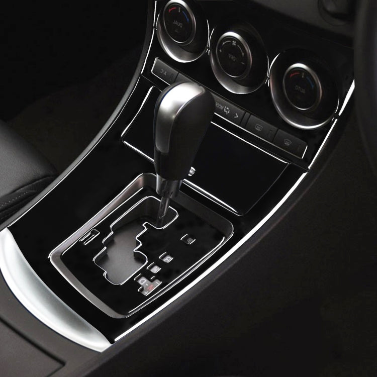 For Mazda 3 Axela 2010-2013 6 in 1 Car AC Gear Panel Set A Decorative Sticker, Right Drive