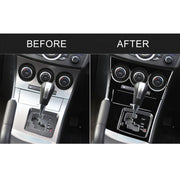 For Mazda 3 Axela 2010-2013 6 in 1 Car AC Gear Panel Set B Decorative Sticker, Right Drive