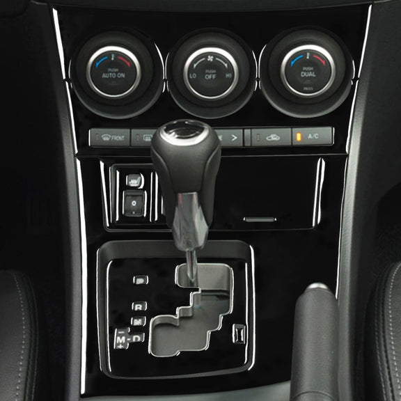 For Mazda 3 Axela 2010-2013 9 in 1 Car AC Gear Panel Set C Decorative Sticker, Left Drive