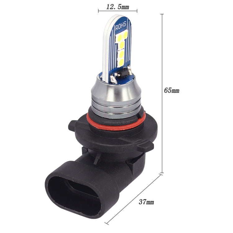 1 Pair 9006 DC12V 7.8W Car LED Fog Light (Lime Green)