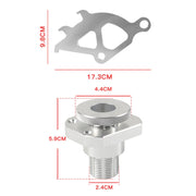 For Ford Mustang 1996-2004 Car Cable Firewall Regulator Clutch Quadrant Kit(Silver)