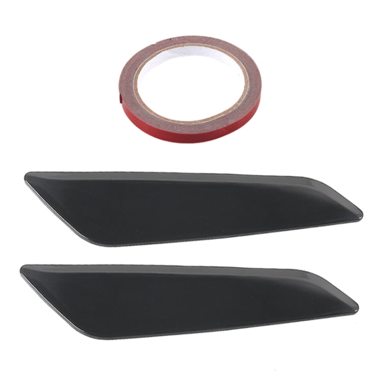 Car ABS Fender Decorative Sticker for BMW 5 Series 525Li 530Li, Bright Black