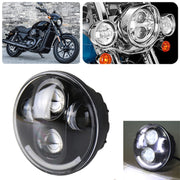 5.75 inch DC12V 6000K-6500K 40W Car LED Headlight for Harley(Black)