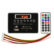 Car 5V Audio MP3 Player Decoder Board FM Radio SD Card USB AUX, with Bluetooth / Remote Control(Black)