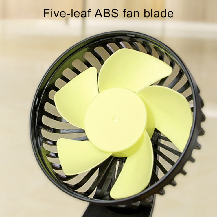 F402 Portable Car Center Console Sucker Electric Cooling Fan with Aromatherapy