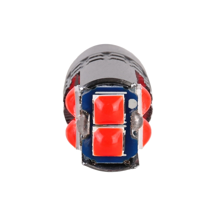 2 PCS T10 / W5W / 168 DC12-24V / 1.8W / 6000K / 140LM Car Clearance Light 4LEDs SMD-3030 Lamp Beads with Decoding & Constant Current (Red Light)