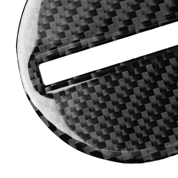 2 in 1 Car Carbon Fiber Steering Wheel Button Decorative Sticker for Chevrolet Camaro 2017-2019, Left and Right Drive Universal