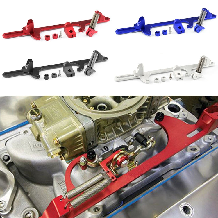 Car Modification Accessories Aluminum Alloy 4500 Series Cable Base Throttle Bracket Throttle Valve Cable(Blue)