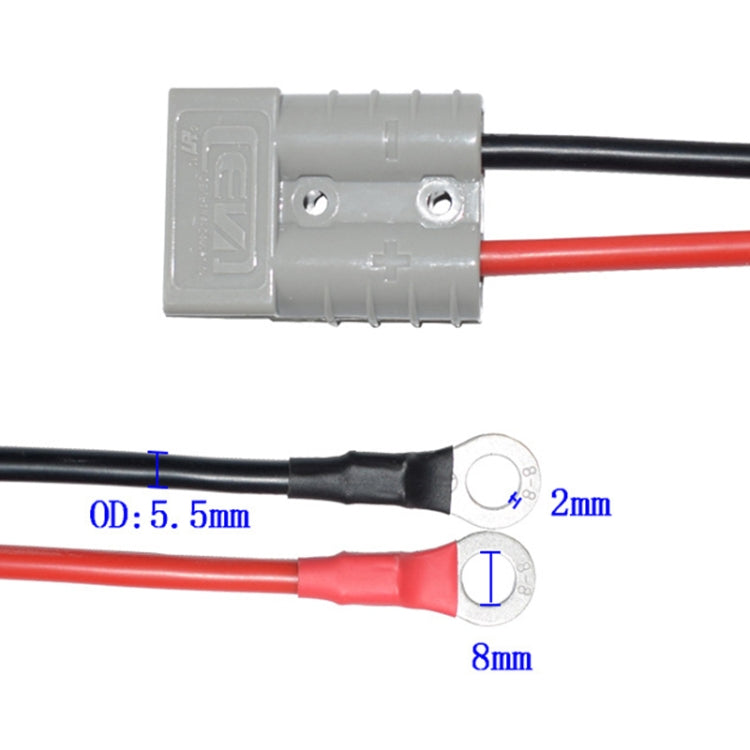50A SMH Anderson Plug to O Shape Terminal Booster Cable, Length: 0.5m