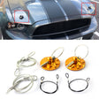 XH-6049 Car Universal Modified Racing Punch-free Aluminum Engine Hood Lock Cover(Gold) - Locks & Hasps by PMC TechLife | Online Shopping South Africa | PMC TechLife | Buy Now Pay Later Mobicred