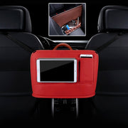 Car Front Seat Hanging Bag Mobile Phone Storage Bag (Red)