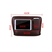 Car Front Seat Hanging Bag Mobile Phone Storage Bag (Red)