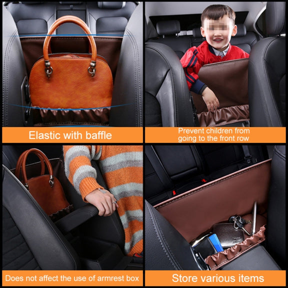 Car Front Seat Hanging Bag Mobile Phone Storage Bag (Red)