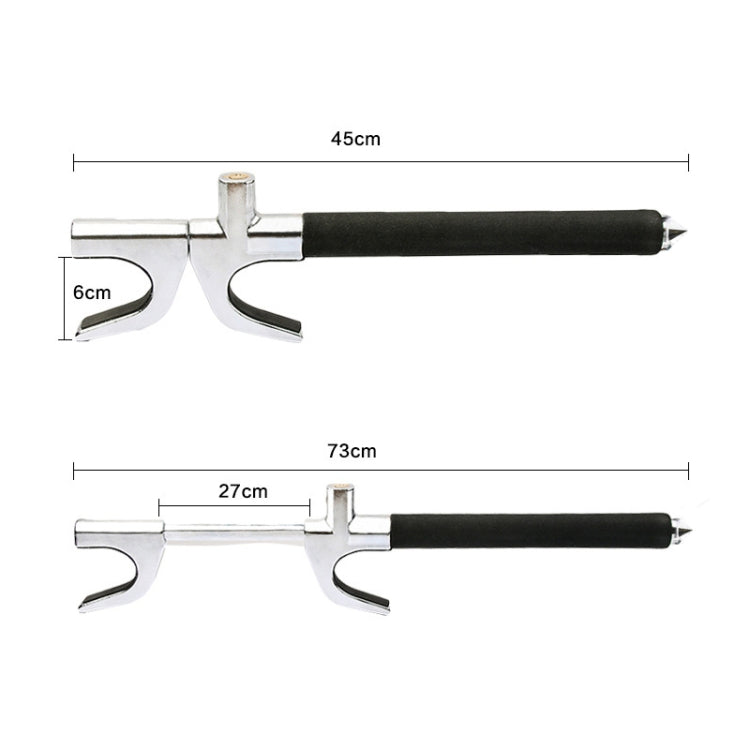 Car Adjustable Telescopic U Shape Steering Wheel Lock Anti-theft Cipher Lock with Safety Hammer