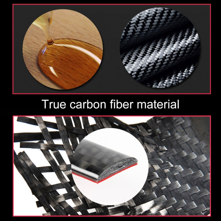 Car Carbon Fiber Door Panel Decorative Sticker for Volkswagen Tiguan L