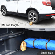DC 12V 100W Four In One Portable  Car Tire Pump Inflatable Pump(Gold)