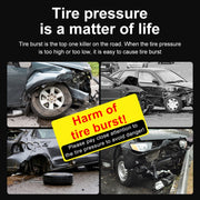 DC 12V 100W Four In One Portable  Car Tire Pump Inflatable Pump(Silver)