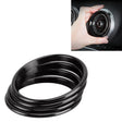 4 PCS Car Metal Air Outlet Decorative Outside Ring for Audi A3 / S3 / Q2L (Black) - Decoration Rings by PMC TechLife | Online Shopping South Africa | PMC TechLife | Buy Now Pay Later Mobicred