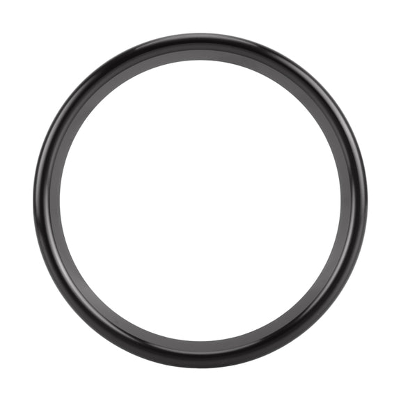 4 PCS Car Metal Air Outlet Decorative Outside Ring for Audi A3 / S3 / Q2L (Black)