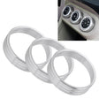 Car Metal Air Conditioner Knob Case for Mitsubishi ASX (Silver) - Decoration Rings by PMC TechLife | Online Shopping South Africa | PMC TechLife | Buy Now Pay Later Mobicred