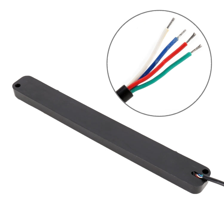 155mm DC12-24V / 2.2W Motorcycle LED Dynamic Blinker Side Lights Flowing Water Brake Lamp Turn Signal Light, Cable Length: 1m