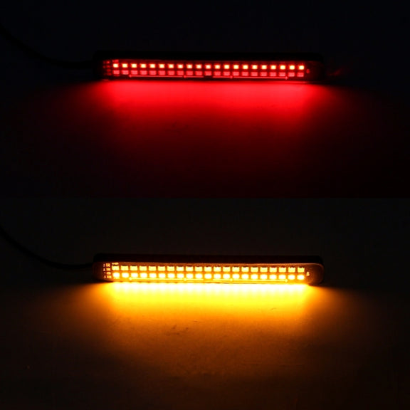 155mm DC12-24V / 2.2W Motorcycle LED Dynamic Blinker Side Lights Flowing Water Brake Lamp Turn Signal Light, Cable Length: 1m