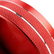 2 PCS Car Metal Central Control Knob Case for Cadillac (Red)