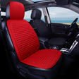 Car Four Seasons Linen Fabric Front Seat Cushion (Red) - Seat Accessories by PMC Jewellery | Online Shopping South Africa | PMC Jewellery | Buy Now Pay Later Mobicred