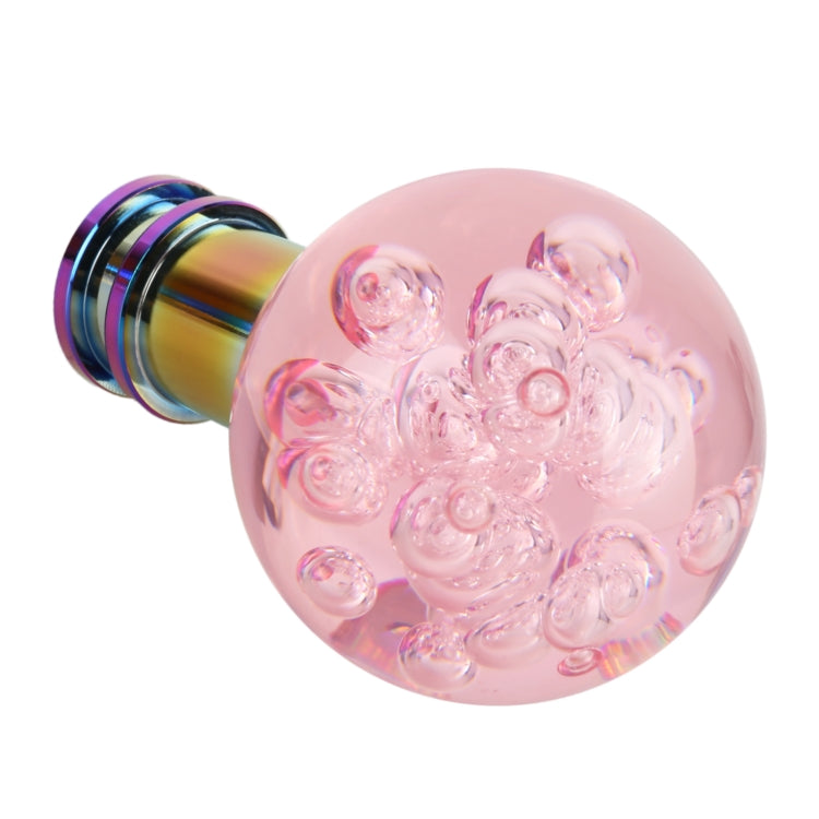 Universal Car Ball Shape Gear Head Gear Shift Knob (Pink)
