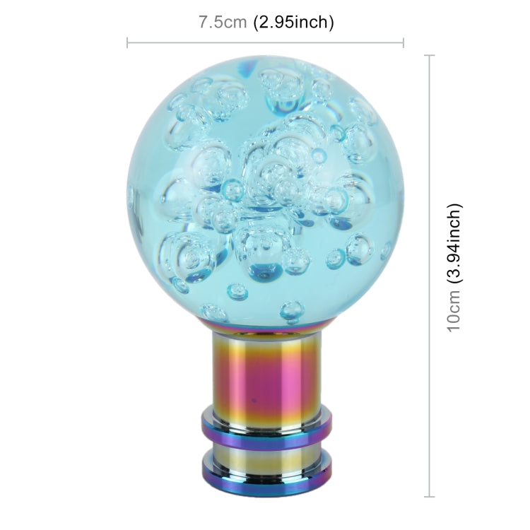 Universal Car Ball Shape Gear Head Gear Shift Knob (Cyan)