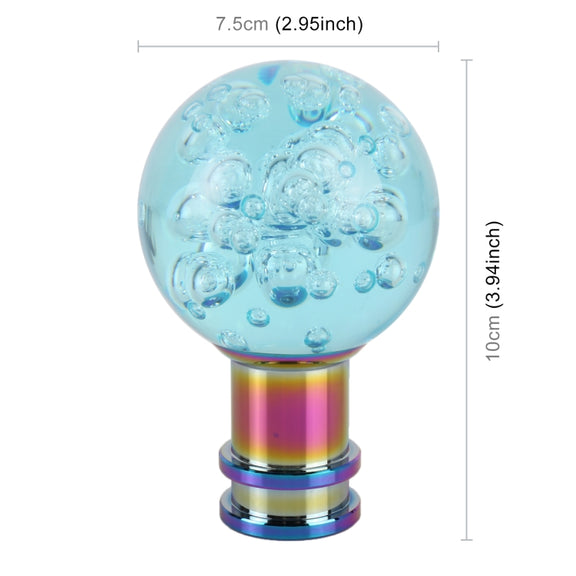 Universal Car Ball Shape Gear Head Gear Shift Knob (Cyan)