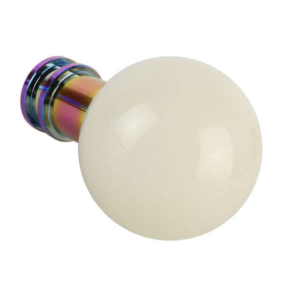 Universal Car Ball Shape Gear Head Gear Shift Knob (Beige)