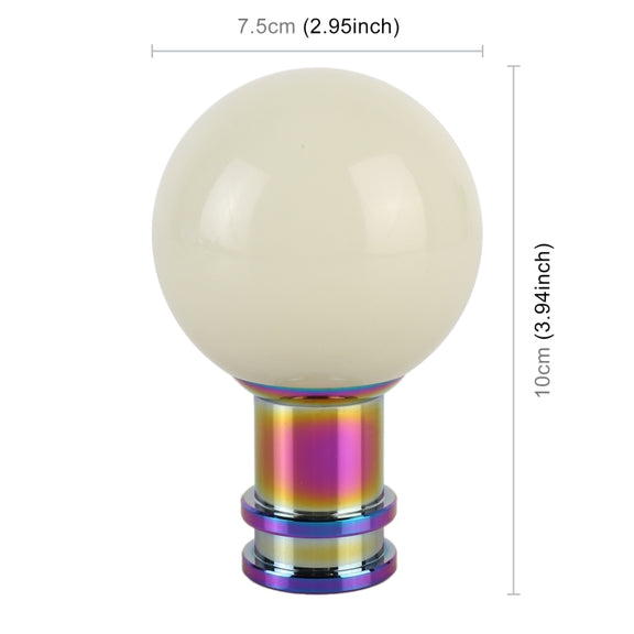 Universal Car Ball Shape Gear Head Gear Shift Knob (Beige)