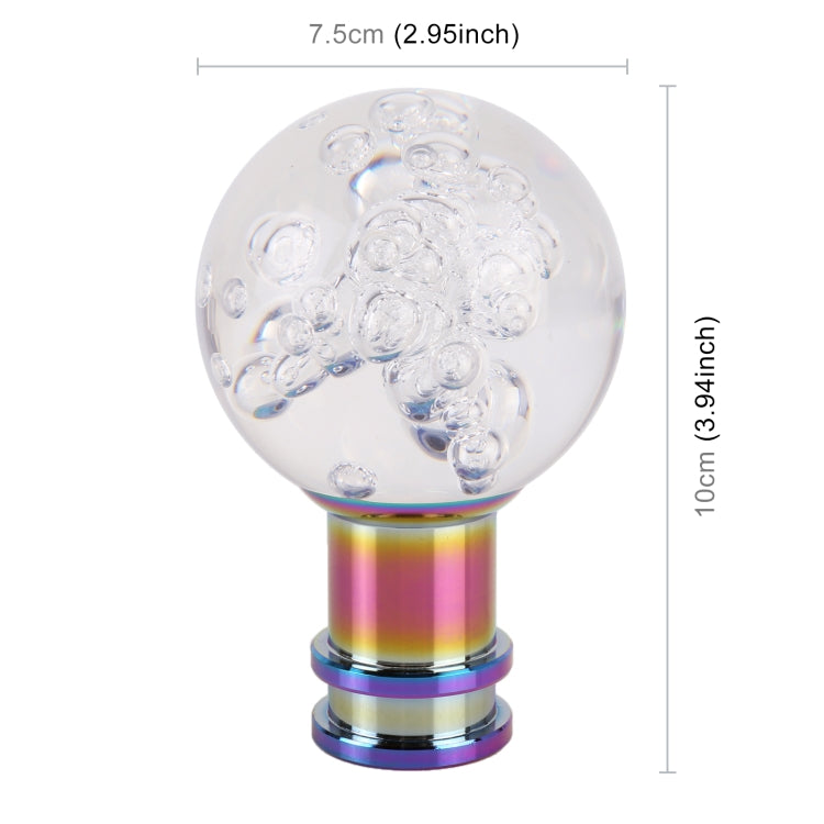 Universal Car Ball Shape Gear Head Gear Shift Knob (Transparent)