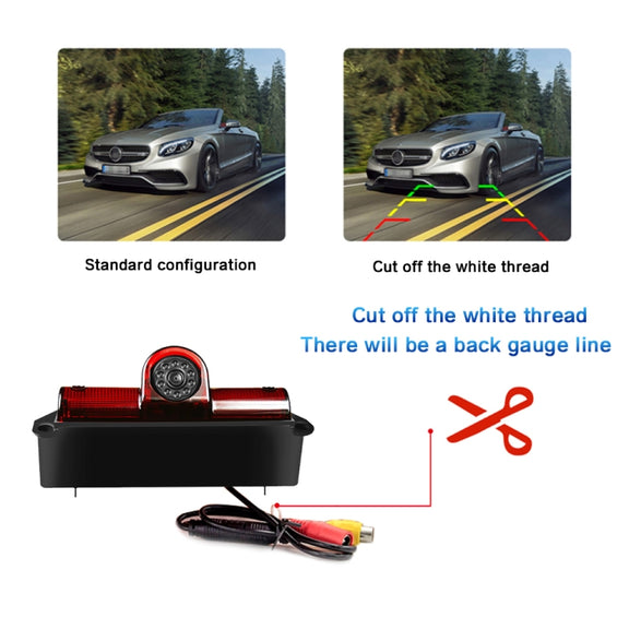 PZ467 Car Water-resistant 170 Degree Brake Light View Camera for Chevrolet