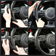 Car Steering Wheel Booster Wheel Spinner Knob Cover (Brown)