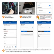 Vgate VLINKER MC+ V2.2 Bluetooth 4.0 Car OBD Fault Diagnosis Detector