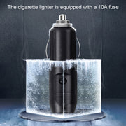 Car 12V Portable Inflatable Cylinder Pedal Digital Display Air Pump with Light & Tool Box
