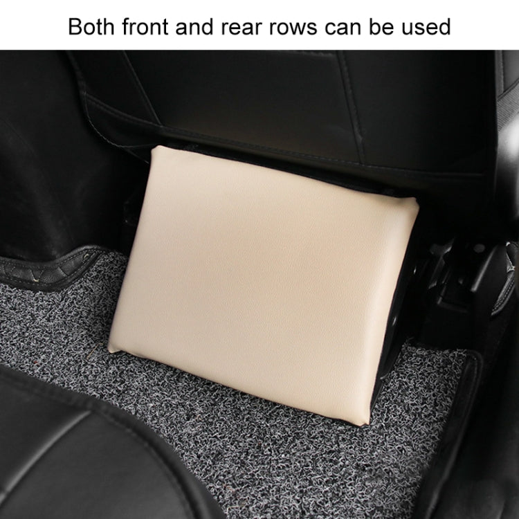 R-3600 Car Adjustable Footrest Ottomans Ergonomic Footstool (Brown)